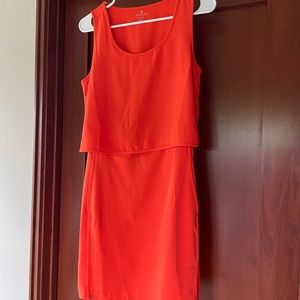 Athleta Orange Dress